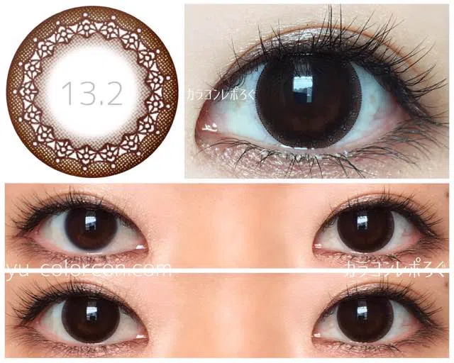 着画あり カラコンの着色直径とは 大小12のレンズ比較と解説