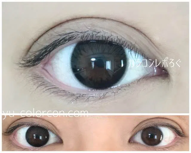 ブラック｜ゆーこのカラコンレポ＆着画と口コミ