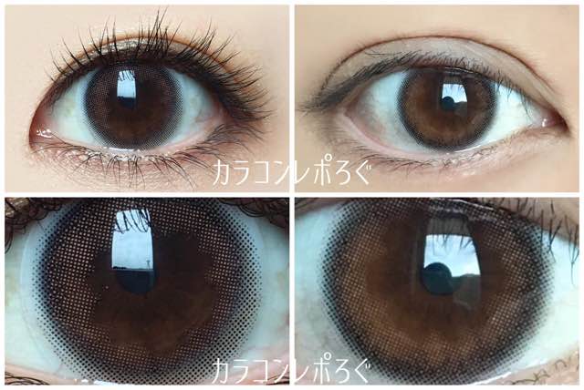 クリアベージュ ゆーこのカラコンレポ 着画と口コミ