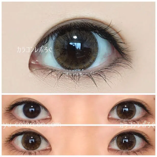 ハニーブラウン(終売)｜ゆーこのカラコンレポ＆着画と口コミ